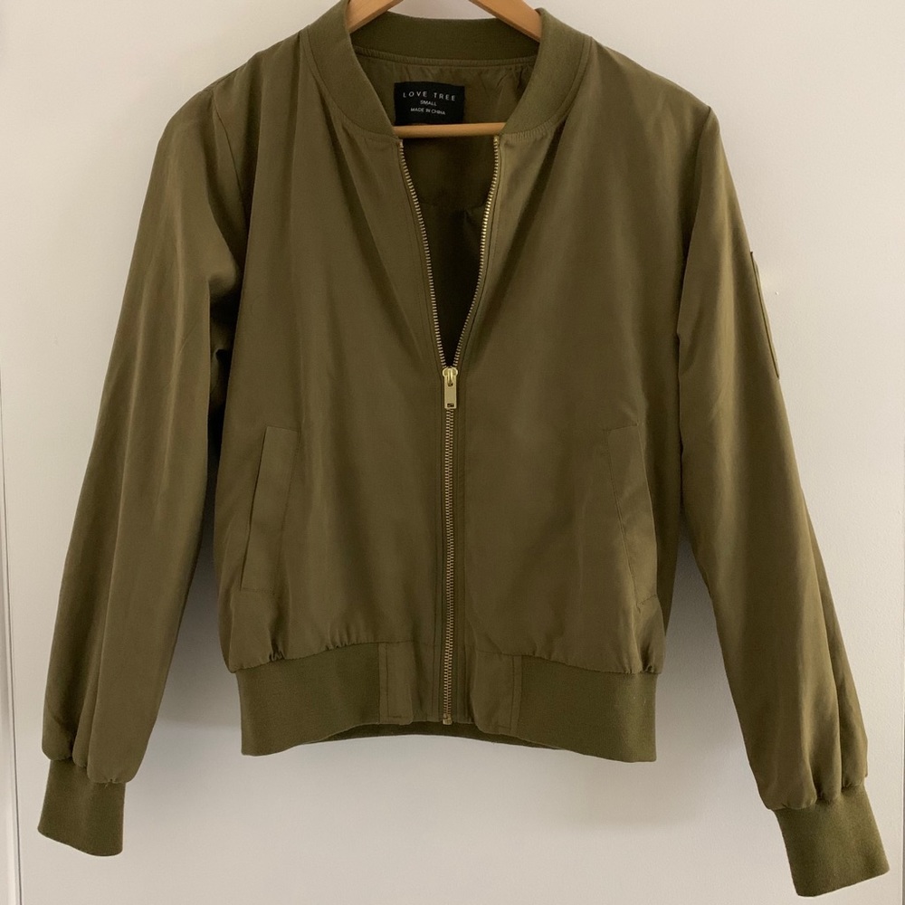 Love Tree Bomber Jacket